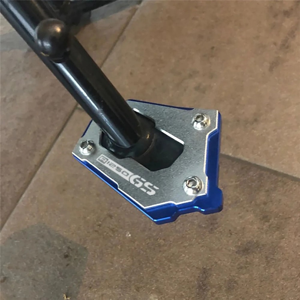 BMW R1250GS R1200GS Adventure Kickstand Extension Pad CNC Side Stand Plate For LC Rallye HP 4