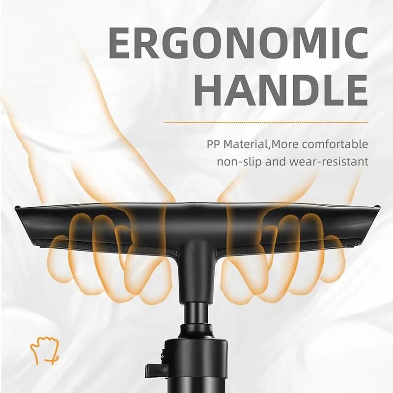 WEST BIKING 160PSI HighPressure Bicycle Pump Portable Stainless Steel Inflator With Gauge For Pres 3