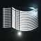 Universal Reflective Wheel Rim Stripe Decals HighVisibility Safety Tape For 18 To 21 Wheels 9