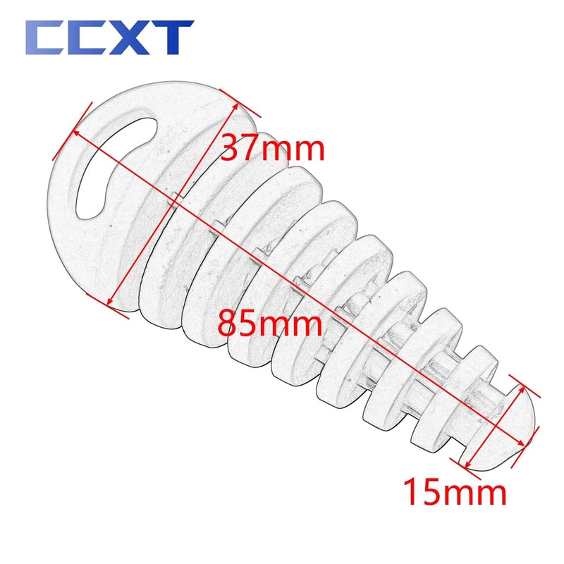 Universal Motorcycle Exhaust Wash Plug HeavyDuty PVC Tailpipe Protector For KTM Honda Yamaha 1