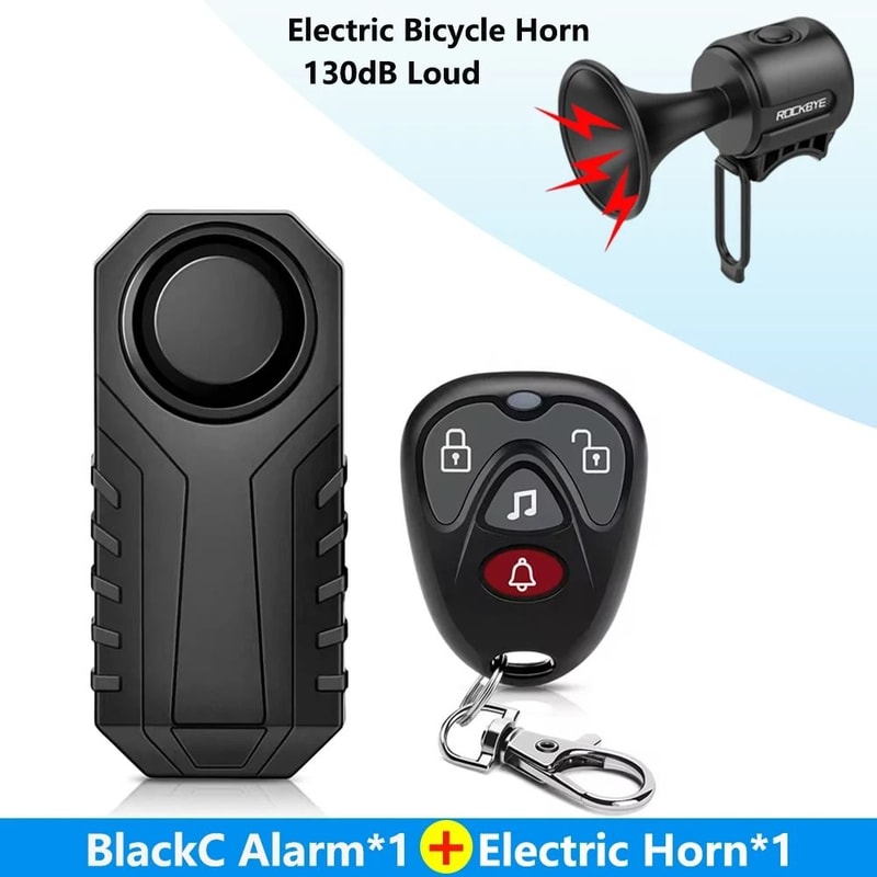 Rockbye Wireless Bicycle Alarm AntiTheft Remote Security Lock Outdoor Cycling Safety Device 12