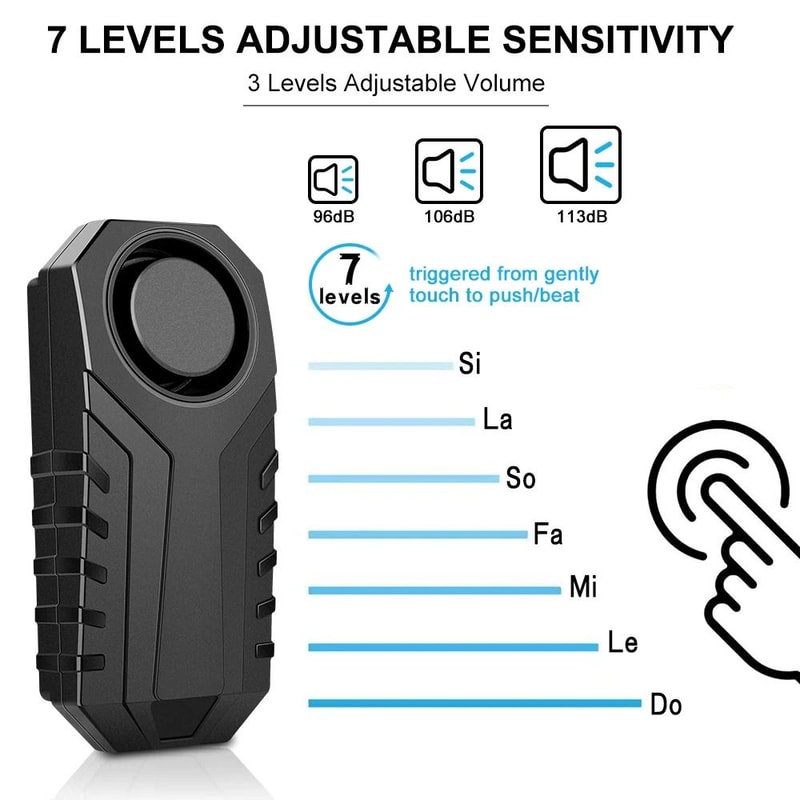 Rockbye Wireless Bicycle Alarm AntiTheft Remote Security Lock Outdoor Cycling Safety Device 4