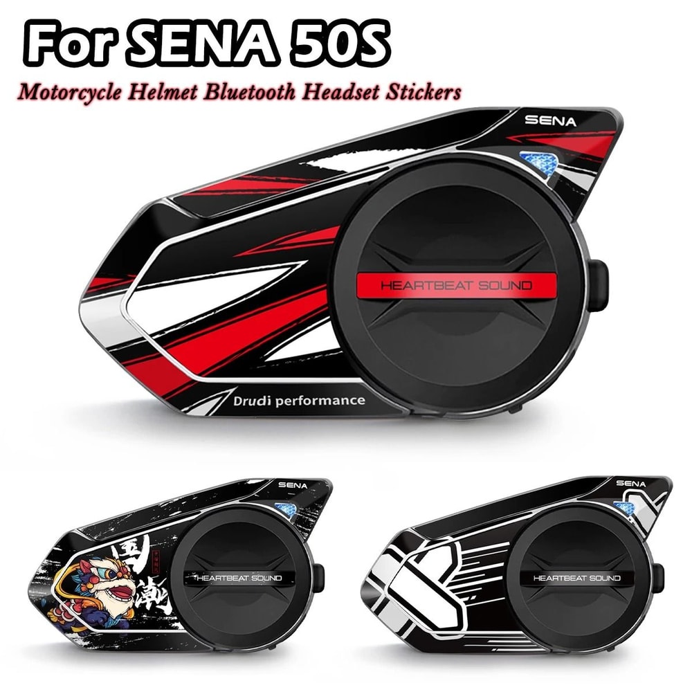 SENA 50S Bluetooth Headset Decorative Stickers Premium Protective Decals Aesthetic Accessories 0