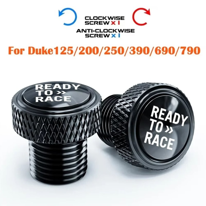 KTM Duke M10x125 Rear Mirror Hole Plugs Decorative CNC Bolts For Duke 125 390 790 890 1290 Advent 15