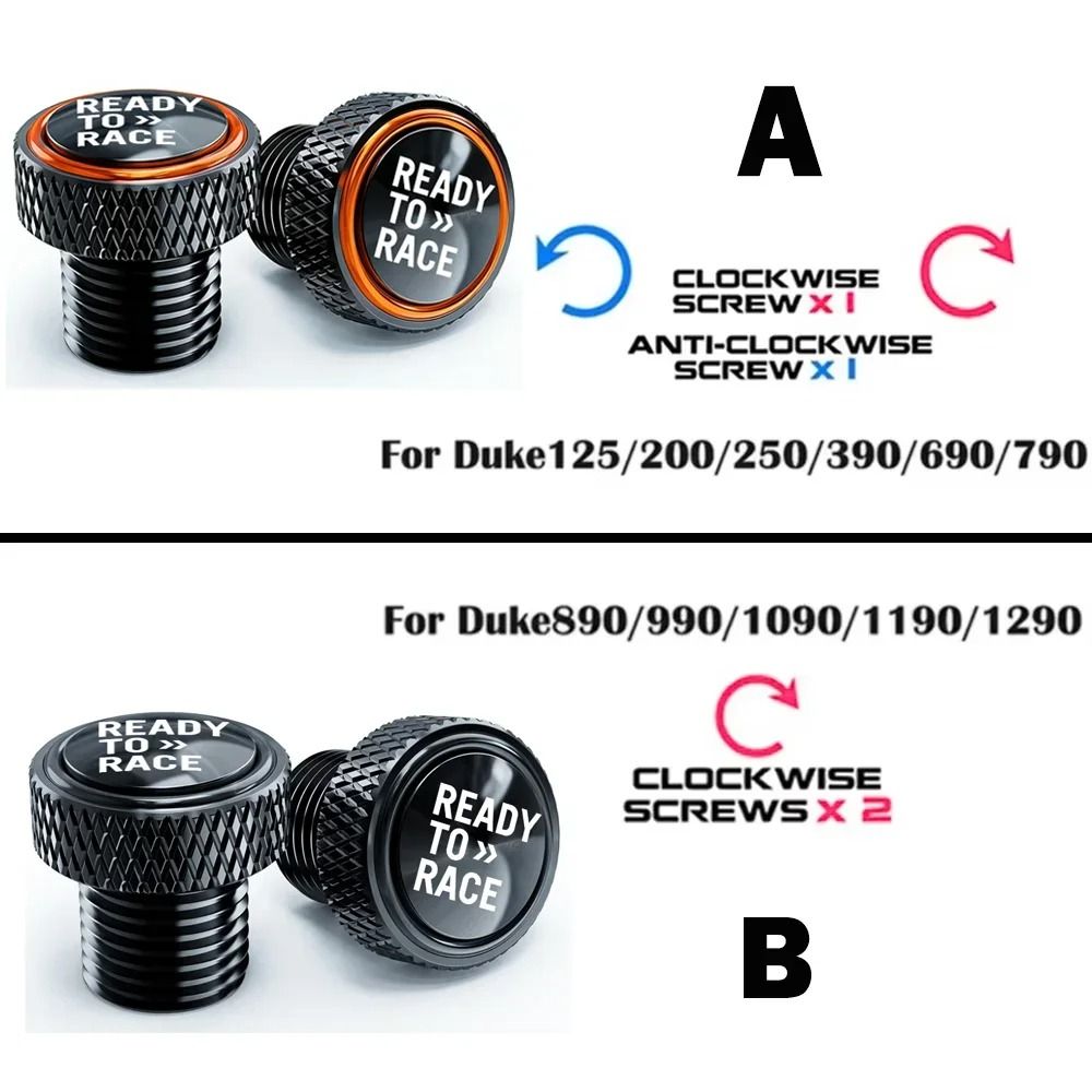 KTM Duke M10x125 Rear Mirror Hole Plugs Decorative CNC Bolts For Duke 125 390 790 890 1290 Advent 3