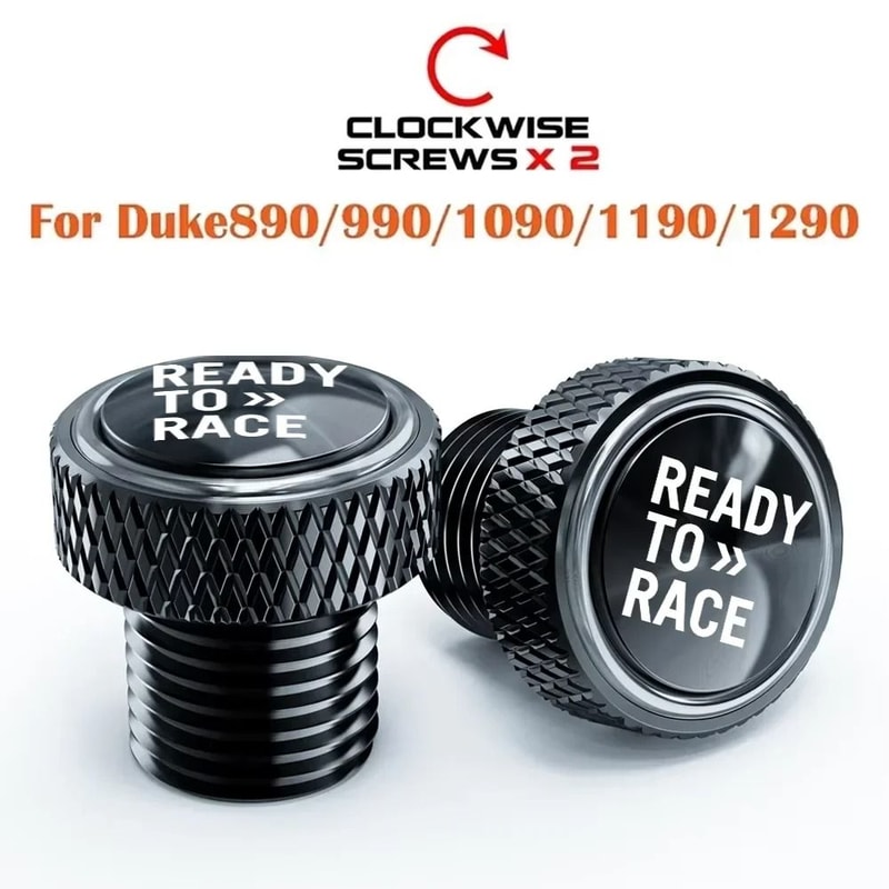 KTM Duke M10x125 Rear Mirror Hole Plugs Decorative CNC Bolts For Duke 125 390 790 890 1290 Advent 6