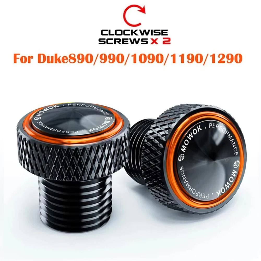 KTM Duke M10x125 Rear Mirror Hole Plugs Decorative CNC Bolts For Duke 125 390 790 890 1290 Advent 8