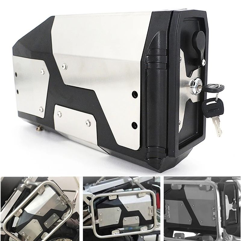 BMW GS Adventure 42L Aluminum Tool Box Secure External Storage For R1250GS R1200GS F850GS F750GS 0