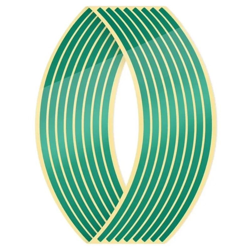 Reflective Motorcycle Wheel Rim Tape HighVisibility Motocross Styling Decals For 1718 Inch Rims 10