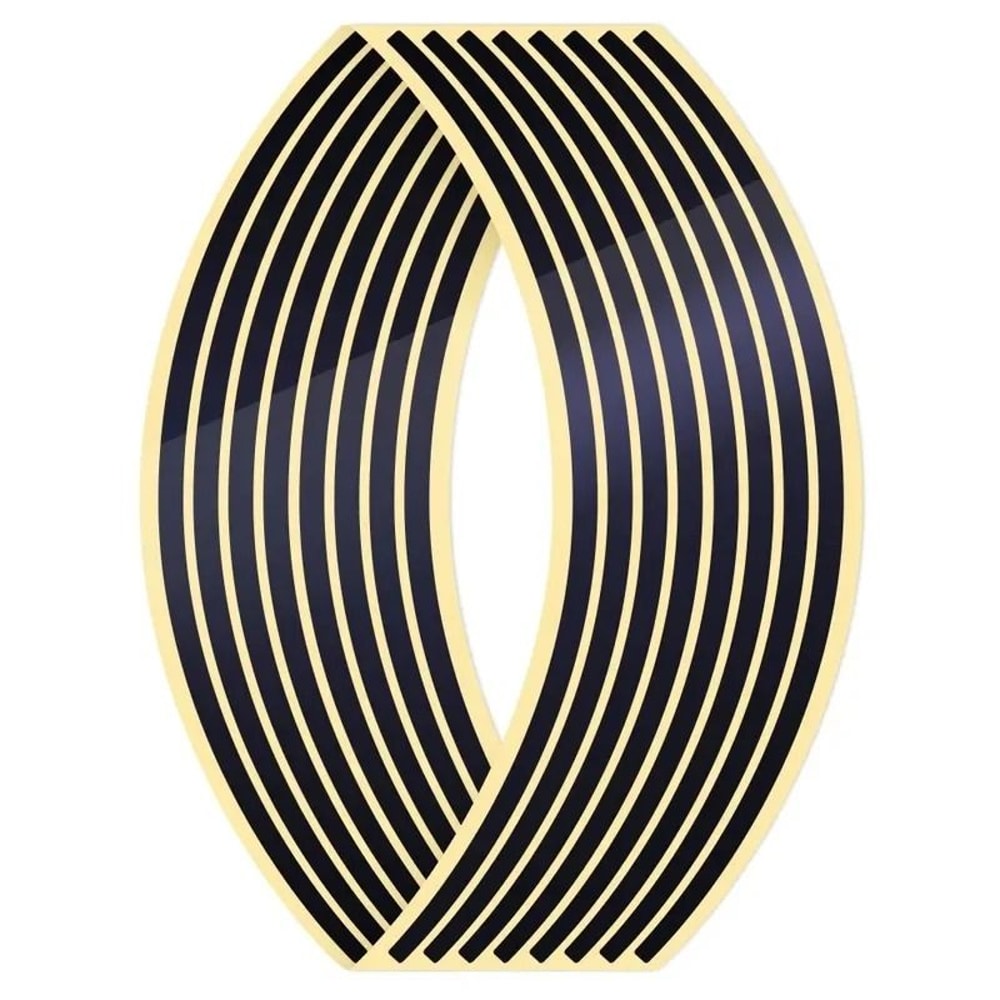 Reflective Motorcycle Wheel Rim Tape HighVisibility Motocross Styling Decals For 1718 Inch Rims 11