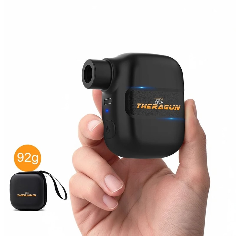 Mini Portable Electric Bicycle Pump 100PSI Rechargeable Smart Inflator With TypeC Fast Charge 0