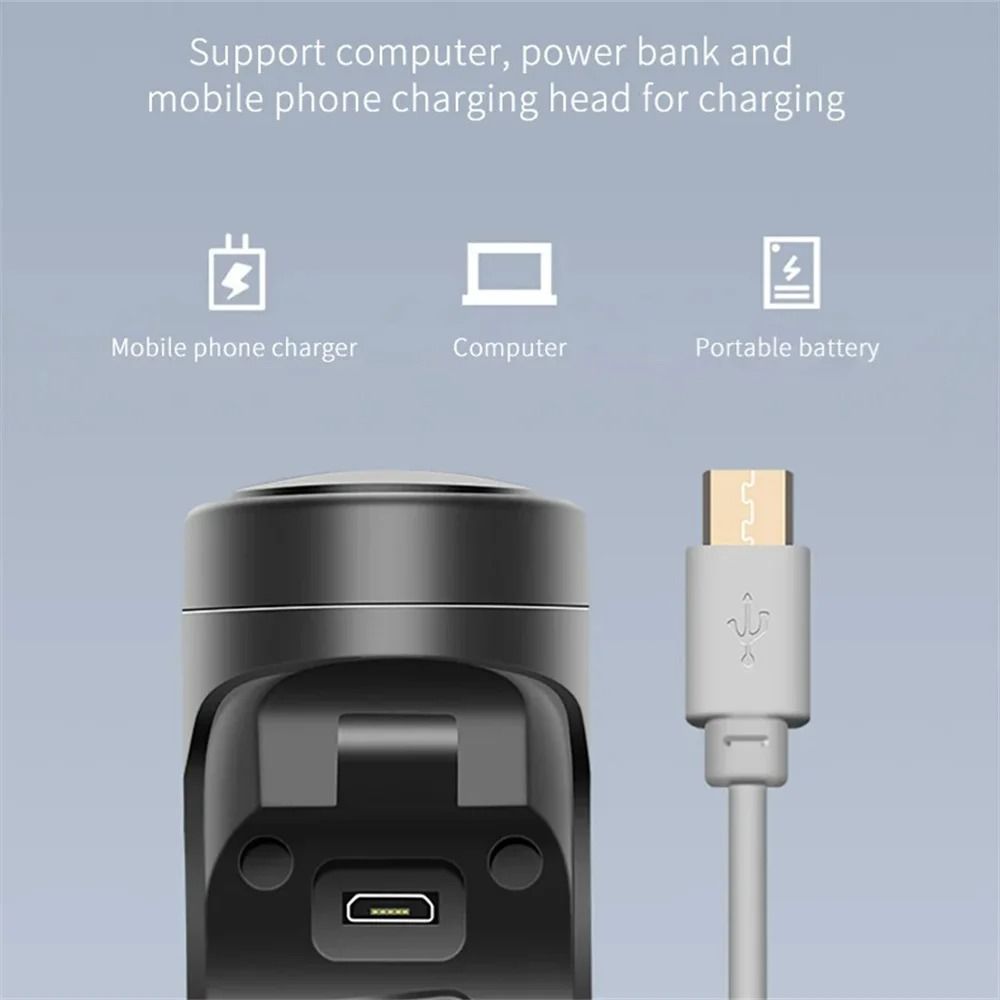 USB Rechargeable Bicycle Electric Bell 120dB AntiTheft Alarm Horn With 4 Modes For MTB Motorcycle 3