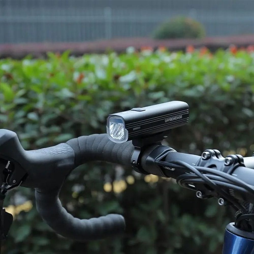 OFFBONDAGE 1000LM HighIntensity Bicycle Headlight 4500mAh Power Bank USB Rechargeable MTBRoad Lig 5