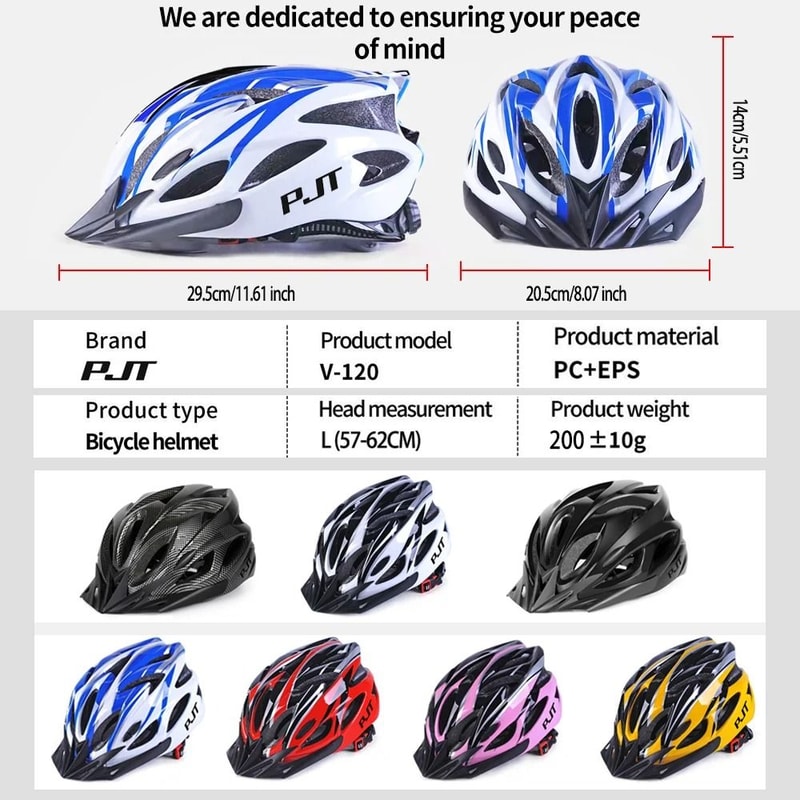 PMT Lightweight Cycling Helmet Breathable Hollow Design MTB Road Safety Head Protection 1