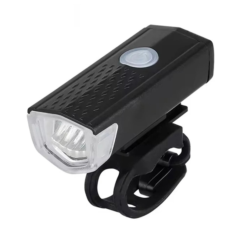 Rechargeable LED Bicycle Light Set HighIntensity MTB Front Headlight Red Warning Tail Light Kit 6