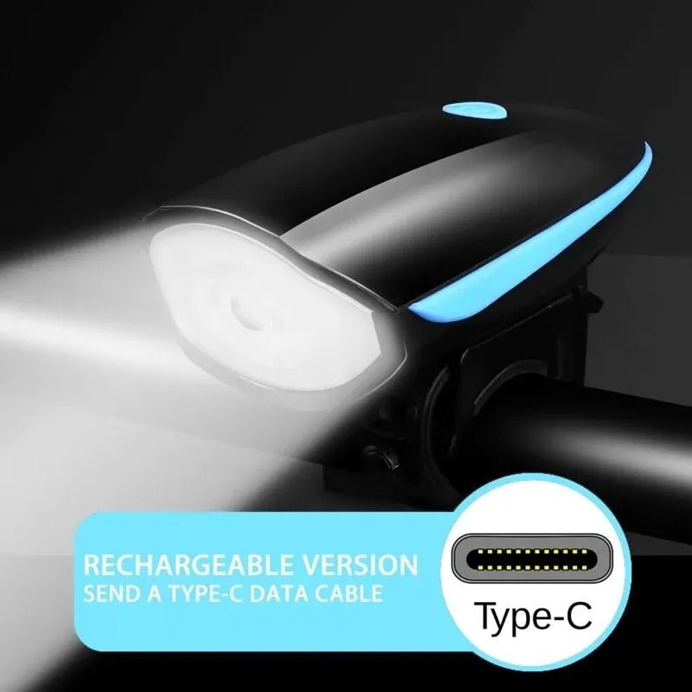 Waterproof USB Rechargeable Bicycle Headlight 3Mode HighIntensity LED Flashlight For Mountain Roa 0