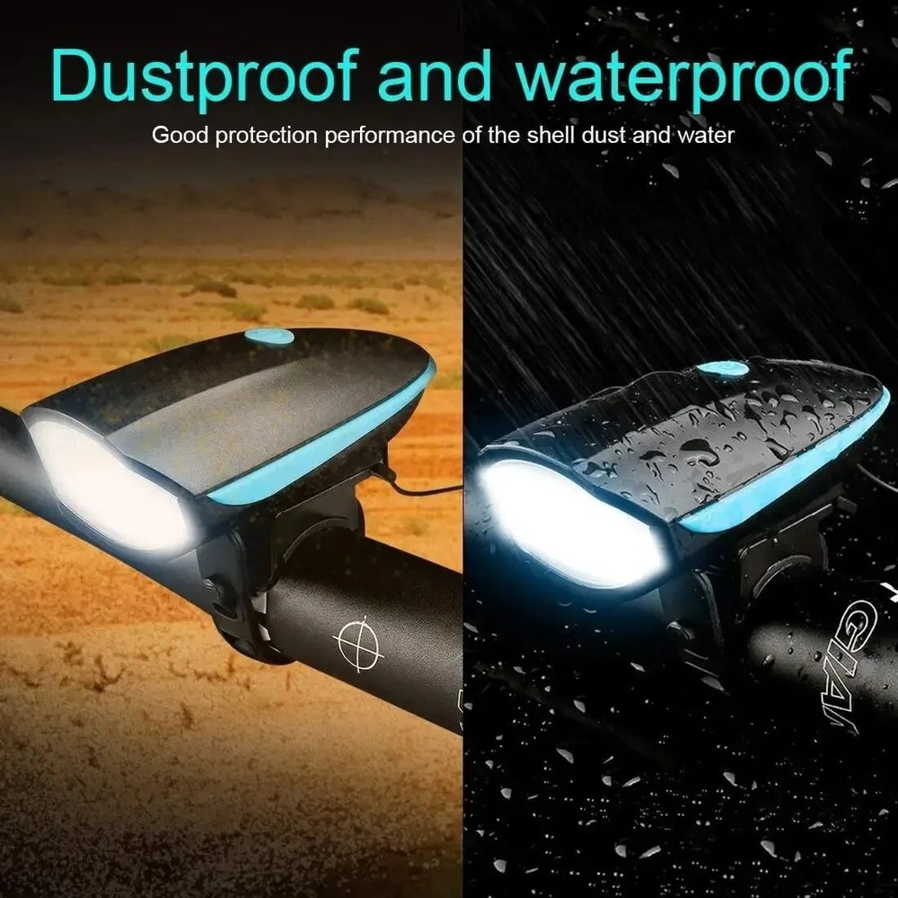 Waterproof USB Rechargeable Bicycle Headlight 3Mode HighIntensity LED Flashlight For Mountain Roa 5