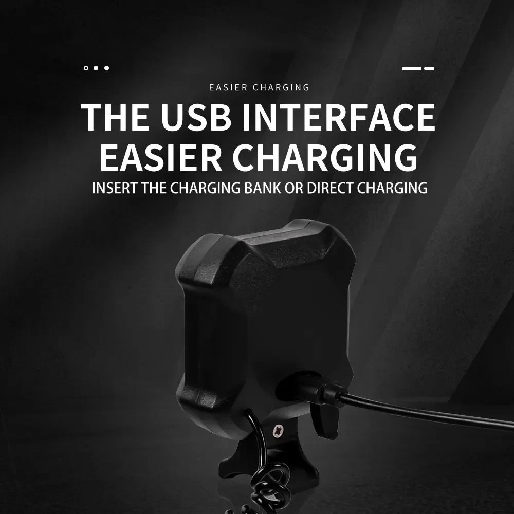 140dB HighIntensity Bicycle Horn Headlight USB Rechargeable Safety Alert Device For EBikes Scoot 3
