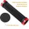 Double Alloy LockOn Bicycle Grips NonSlip Rubber Handlebar Grips For MTB Road Bikes 4