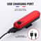 HighBrightness LED Bicycle Taillight Waterproof USB Rechargeable Red Warning Light For Night Ridin 2