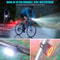UltraCompact LED Bicycle Light Set USB Rechargeable Waterproof Safety Warning Headlight Taillight 3