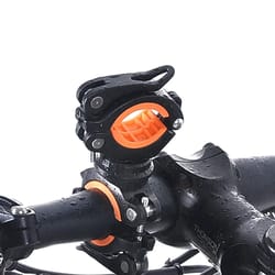 universal handlebar flashlight mount | heavy-duty bicycle & motorcycle headlight holder fixing bracket