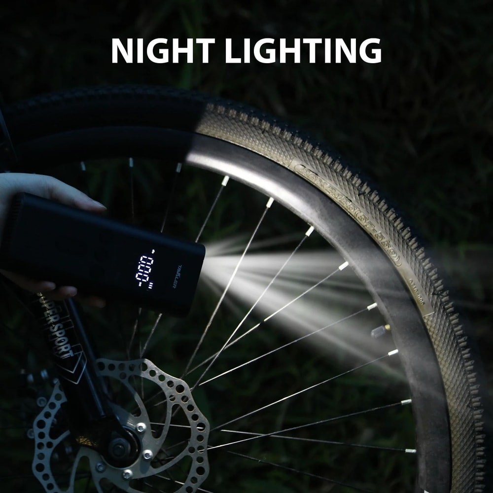 150PSI Portable Tire Inflator Compressor Wireless Electric Air Injector For Car Motorcycle Bicycl 4