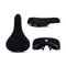 Funsea Professional Wheelie Bicycle Saddle Black Flannelette Embroidery Seat With 8mm HighStrength 6