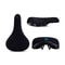 Funsea Professional Wheelie Bicycle Saddle Black Flannelette Embroidery Seat With 8mm HighStrength 7