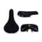 Funsea Professional Wheelie Bicycle Saddle Black Flannelette Embroidery Seat With 8mm HighStrength 8