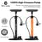 WEST BIKING HighPressure Floor Pump 160PSI Portable Stainless Steel Inflator With Precision Gauge 1
