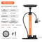 WEST BIKING HighPressure Floor Pump 160PSI Portable Stainless Steel Inflator With Precision Gauge 6