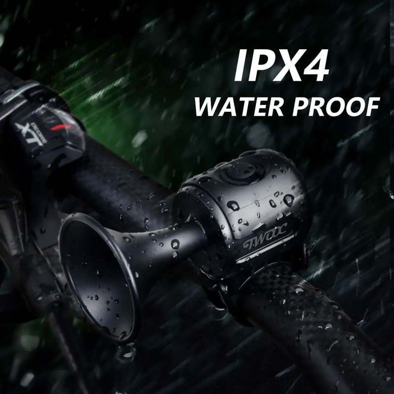 TWOOC UltraLight Electronic Bicycle Horn 120dB HighDecibel Safety Alert For Road Mountain Bikes 4