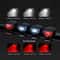 Waterproof Silicone Bicycle Light Set HighVisibility Front Headlamp Rear Safety Taillight 0