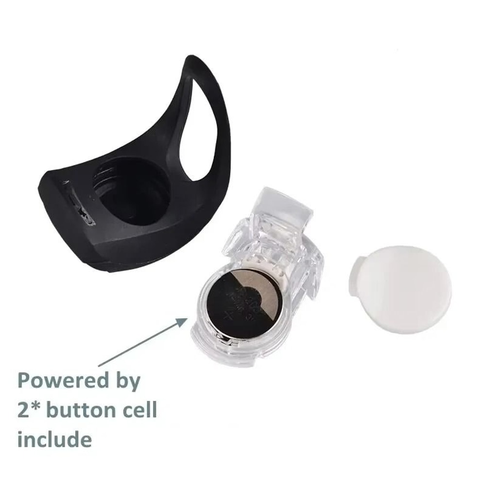 2Piece Silicone Bicycle Light Set UltraPortable Night Riding Safety Warning Headlight Taillight 5