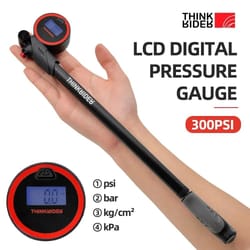 thinkrider 300psi digital suspension shock pump | professional high-pressure pump for mtb fork & air shocks