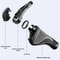 Ergonomic ShockAbsorbing Mountain Bike Grips AntiSlip Rubber Horn Grips With Bilateral Locking Sys 3