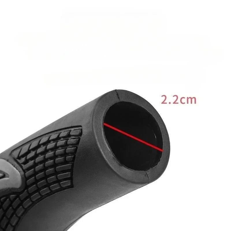 Ergonomic ShockAbsorbing Mountain Bike Grips AntiSlip Rubber Horn Grips With Bilateral Locking Sys 5