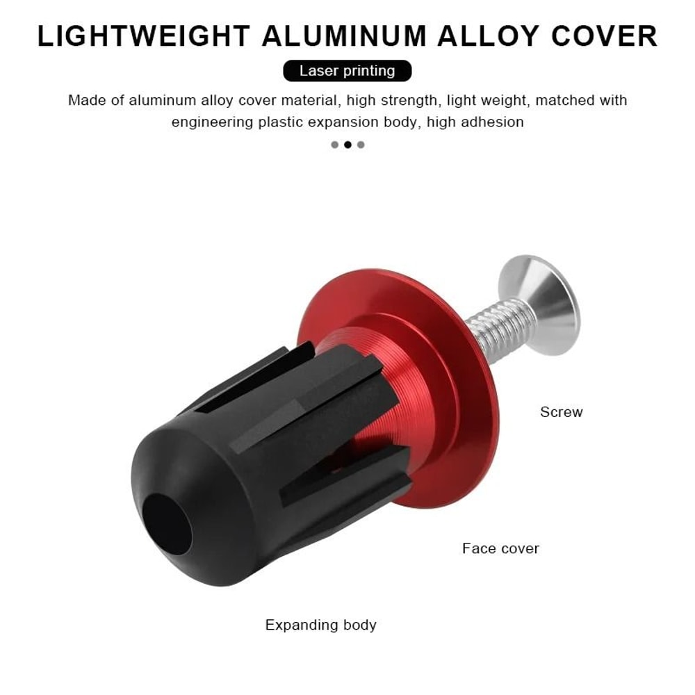 1 Pair Aluminum Alloy Bicycle Handlebar End Plugs PrecisionEngineered End Caps For Road Mountain 1