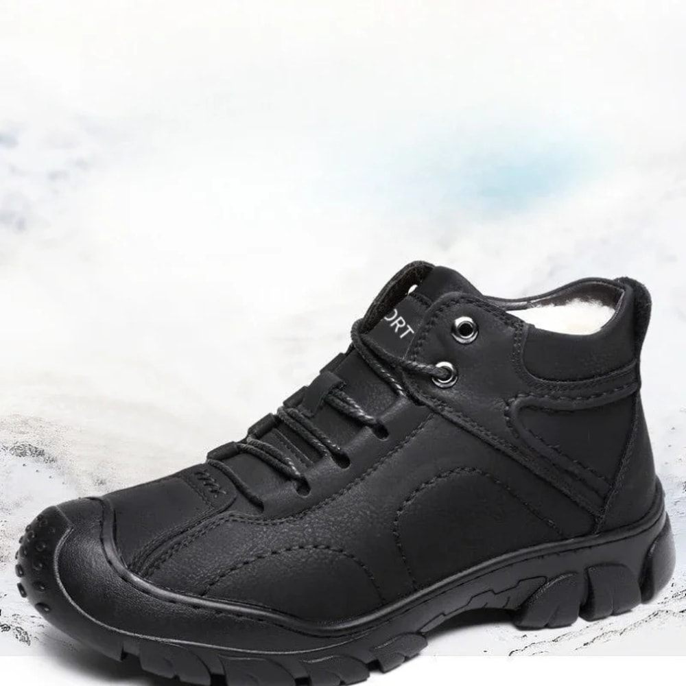 Men's Winter Snow Boots – Waterproof, Warm, Non-Slip Outdoor Boots for Work & Play