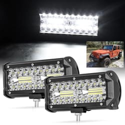 heavy-duty led work light bar | 12v-24v high-intensity offroad spotlights for trucks, tractors, boats & suvs