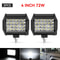 HeavyDuty LED Work Light Bar 12V24V HighIntensity Offroad Spotlights For Trucks Tractors Boats SU 12