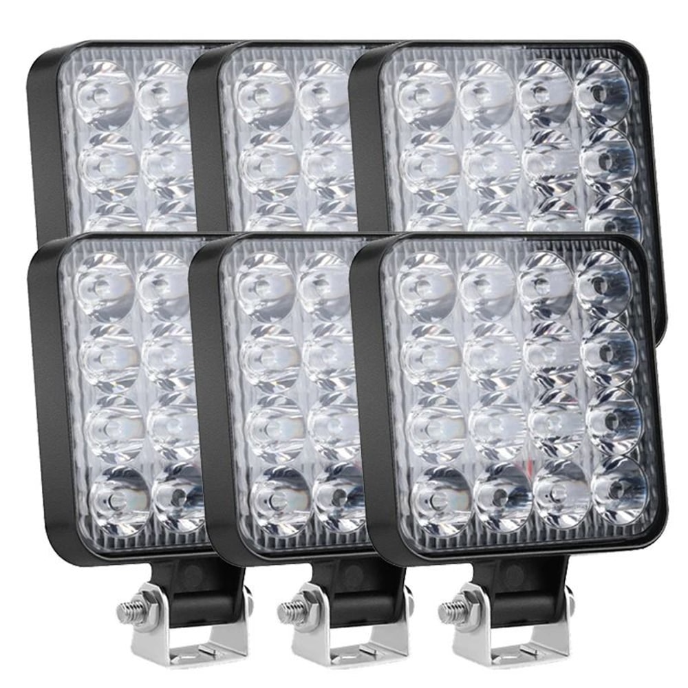 48W HighIntensity LED Work Light Bar IP68 Waterproof OffRoad Spotlight For 4x4 Trucks Tractors 9