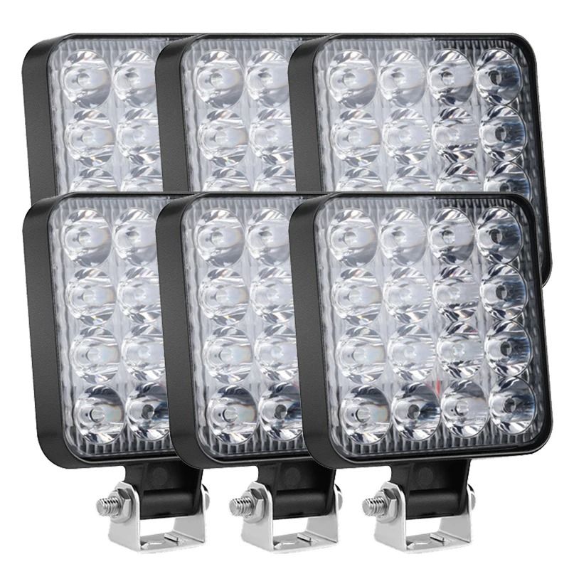 48W HighIntensity LED Work Light Bar IP68 Waterproof OffRoad Spotlight For 4x4 Trucks Tractors 9