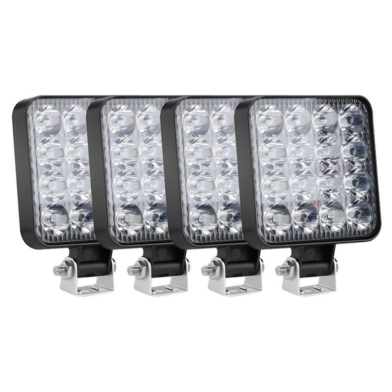 48W HighIntensity LED Work Light Bar IP68 Waterproof OffRoad Spotlight For 4x4 Trucks Tractors 6