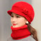 Plush Fur Lined Winter Hat & Scarf Set - Stylish & Warm Gift for Women