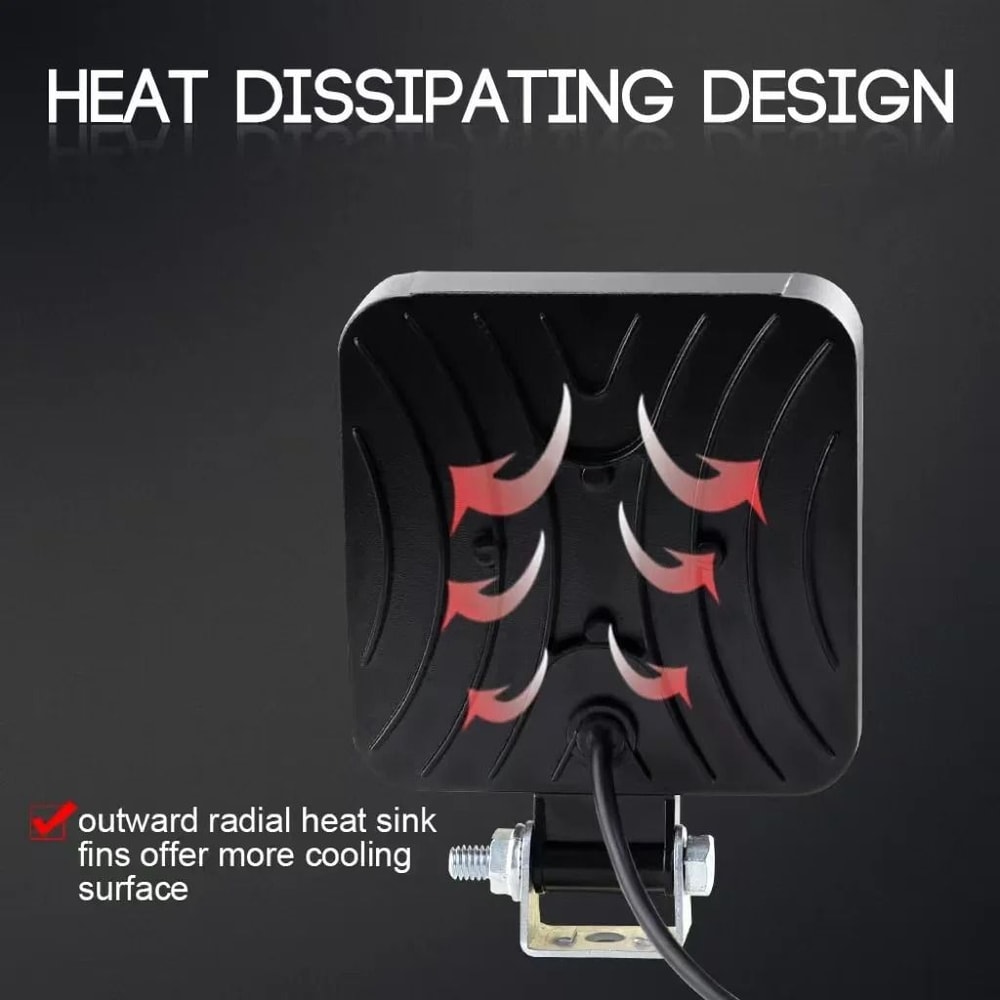 48W HighIntensity Mini LED Work Light IP65 Waterproof Spotlight For OffRoad Jeep Truck 5