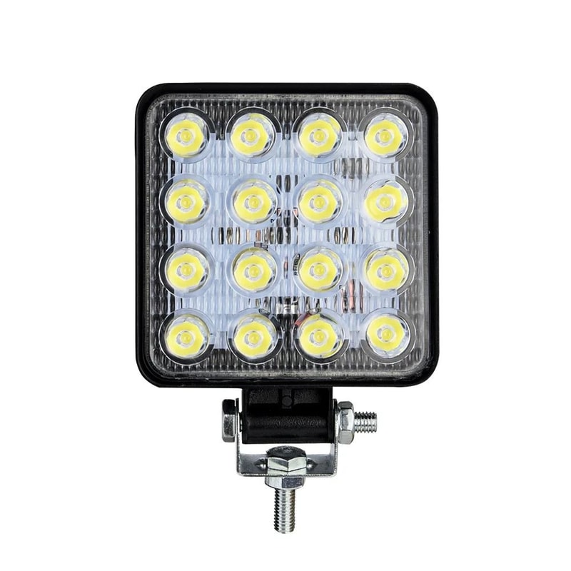 48W HighIntensity Mini LED Work Light IP65 Waterproof Spotlight For OffRoad Jeep Truck 6