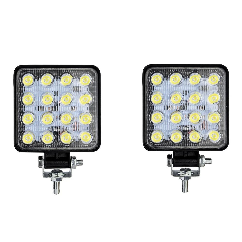 48W HighIntensity Mini LED Work Light IP65 Waterproof Spotlight For OffRoad Jeep Truck 8