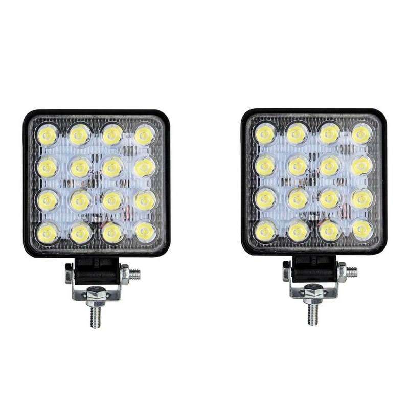 48W HighIntensity Mini LED Work Light IP65 Waterproof Spotlight For OffRoad Jeep Truck 8